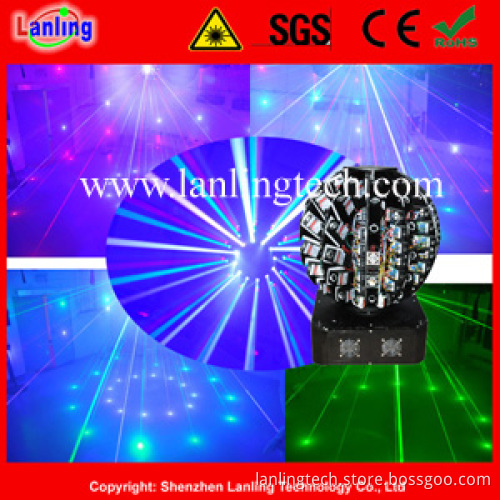 72 Lens 13.2W RGB Moving Head Laser Show Equipment